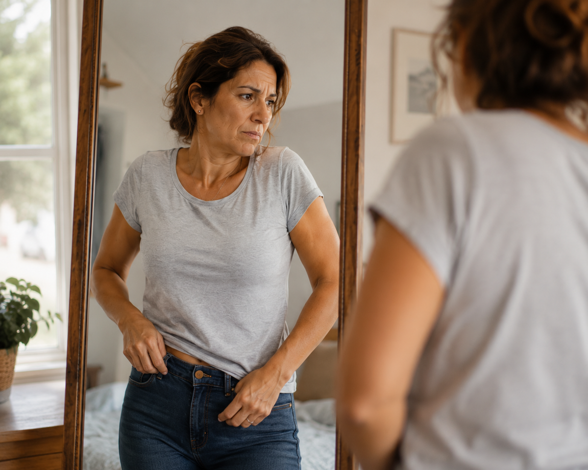 Mujer frente al espejo
