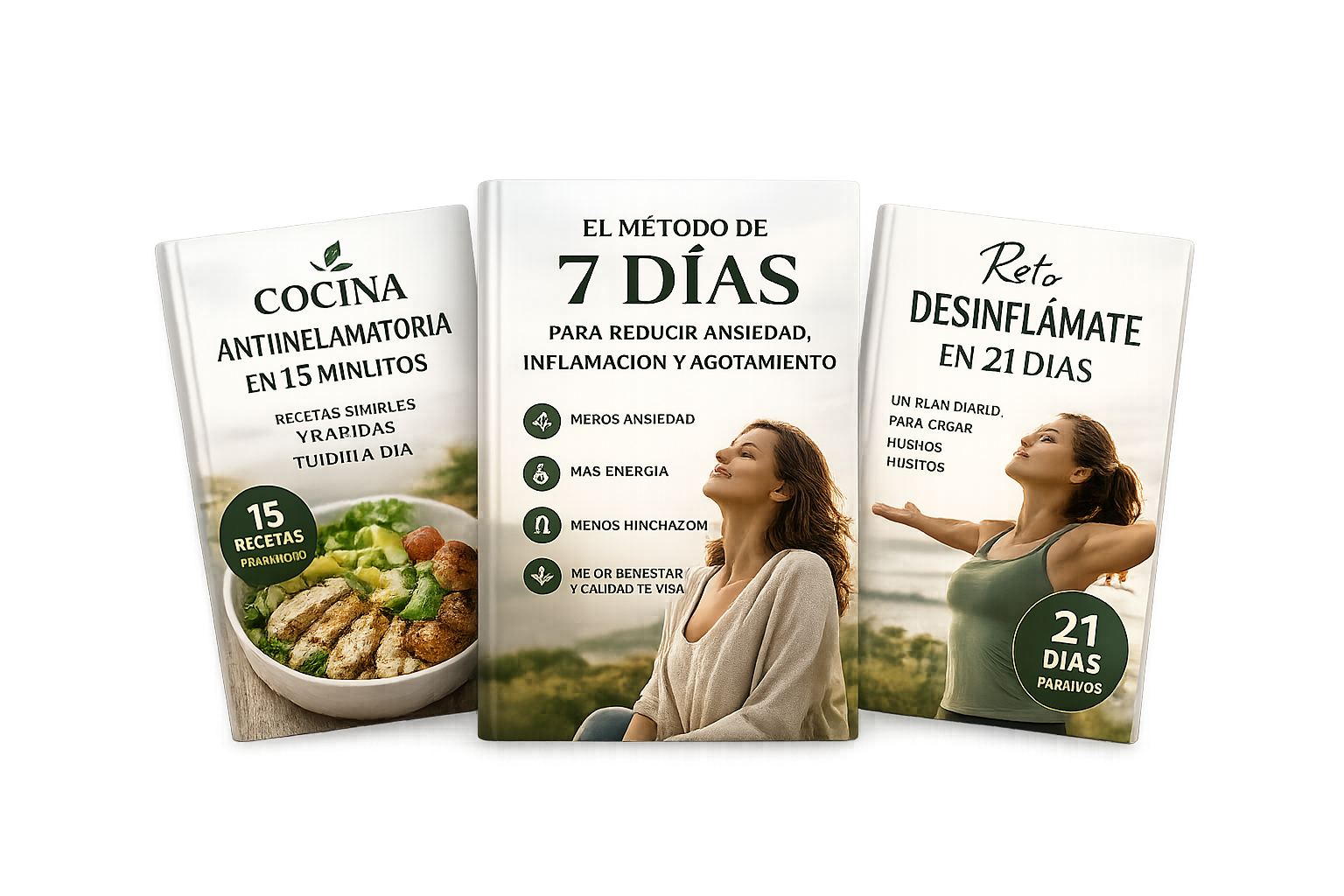 Tres bonos exclusivos incluidos con la guía Desinflámate